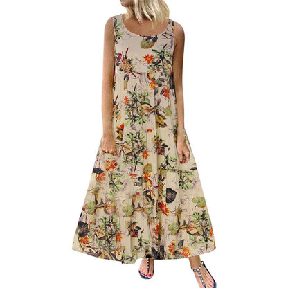 Jocoo Jolee Bohemian Maxi Dress, Sleeveless Sundress