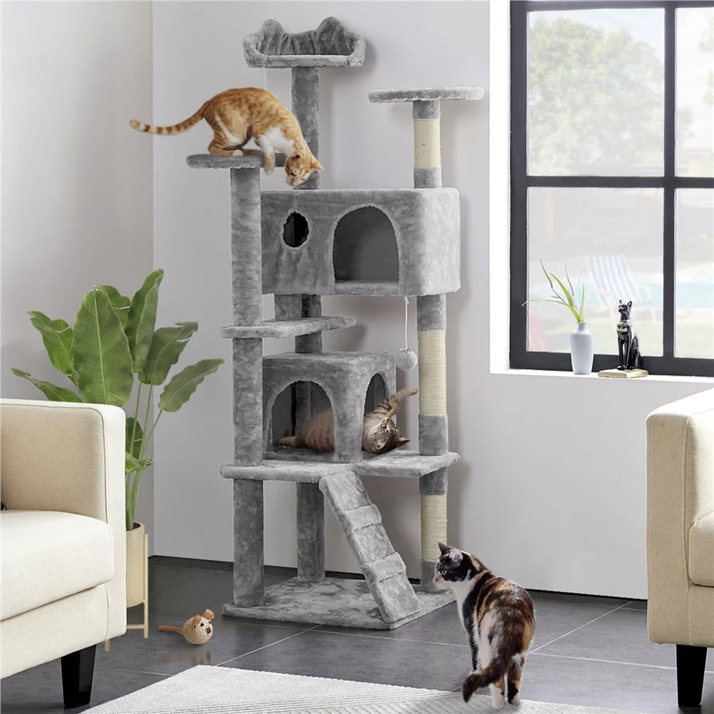 61.5inch Cat Tree Tower/ Condo for Cats