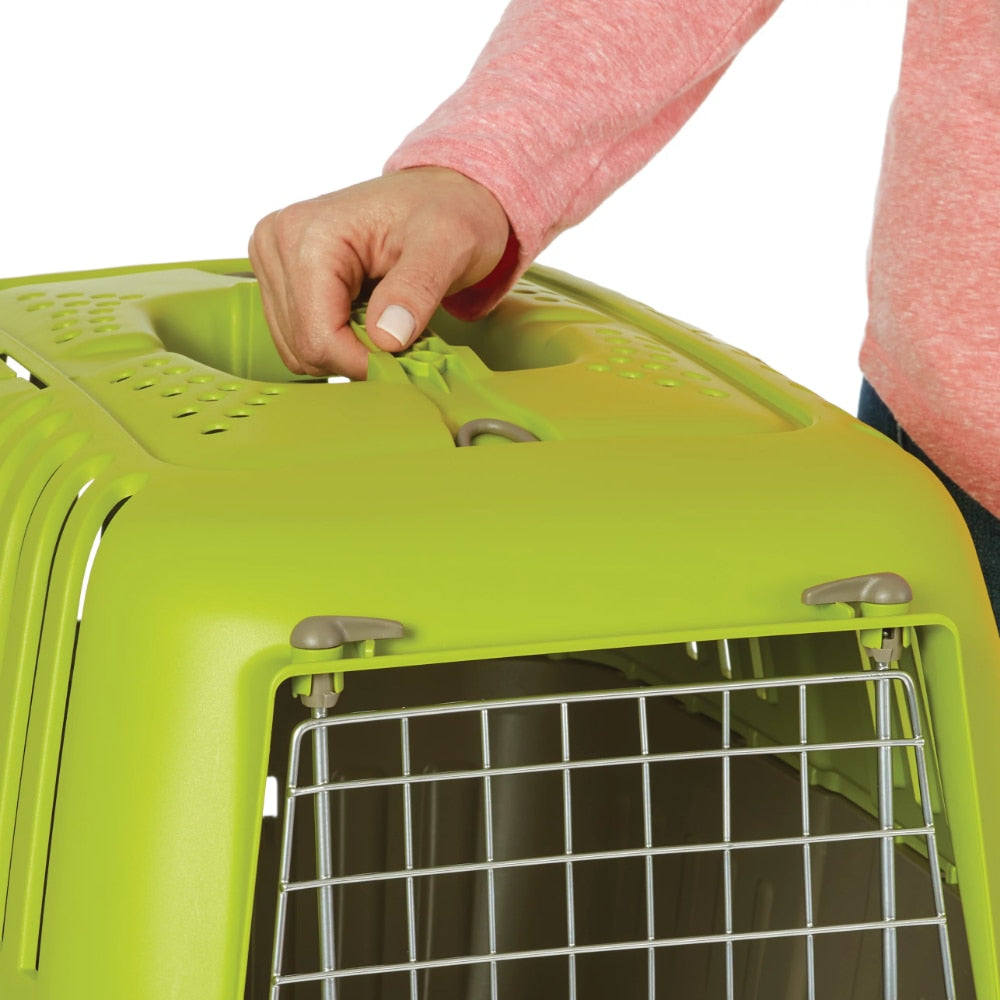 Hard-Sided Dog/Cat Carrier, Green