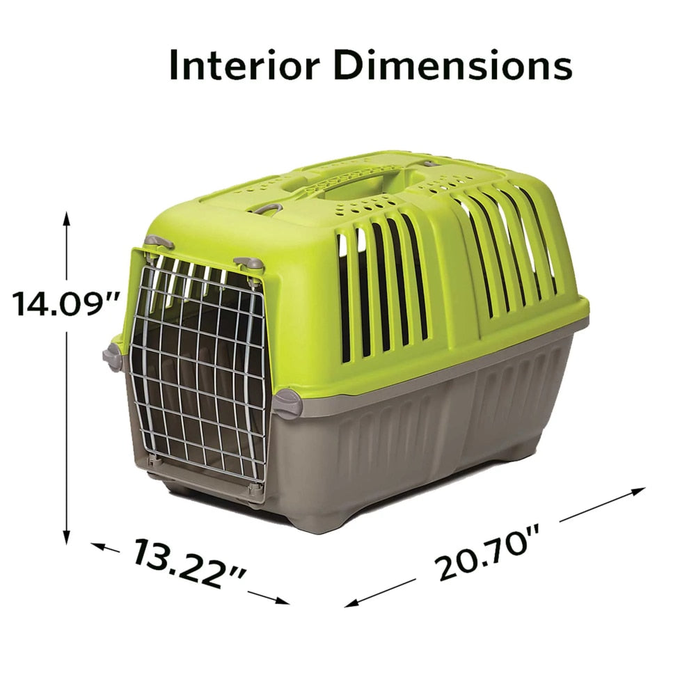 Hard-Sided Dog/Cat Carrier, Green