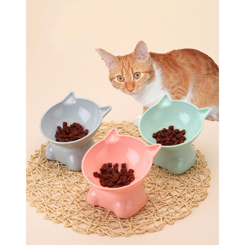 Large Capacity Cats Bowls, Cute Cartoon Cat Shape