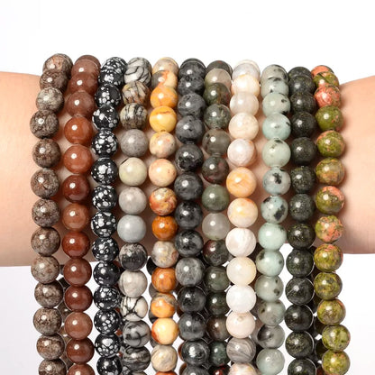 Natural Stone Beads  for Jewelry Making DIY Bracelet Accessories 4/6/8/10/12mm