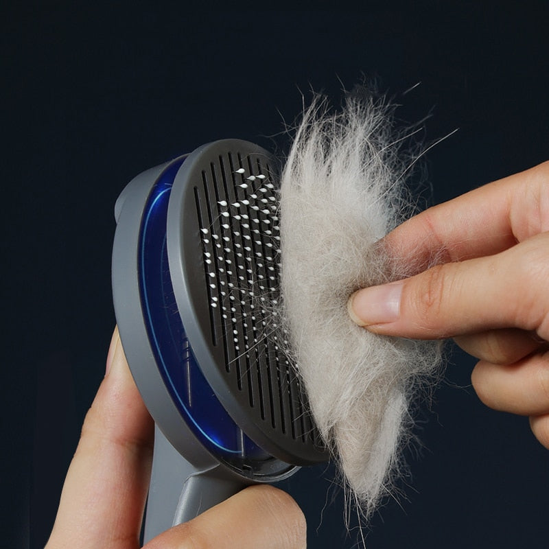 Pet Hair Comb For Cat/ Dog Pet Grooming, Self Cleaning Brush