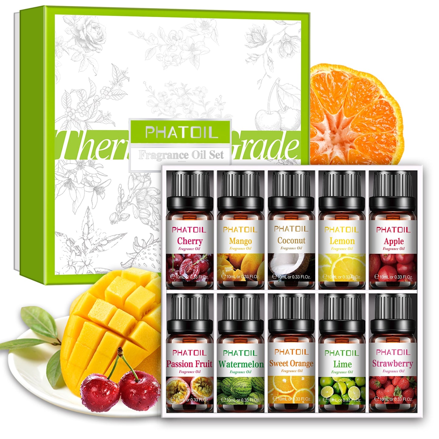 10pcs Gift Box Essential Oils Set 10ML