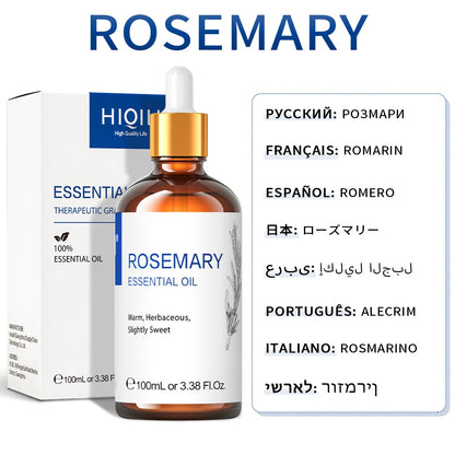 100ML Rosemary Essential Oils,100% Pure Nature for Aromatherapy