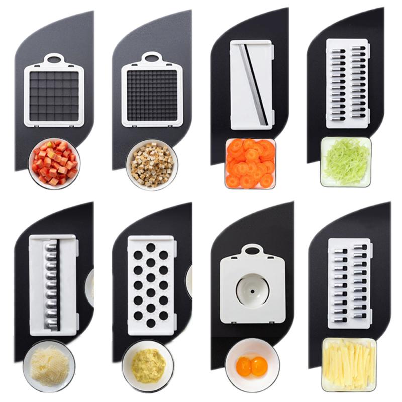 Vegetable Cutter Multifunctional 8 In 1 Vegetables Slicer