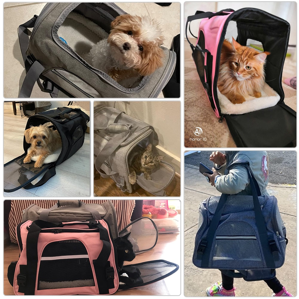 Pet Carrier Bags Airline Approved Dog Backpack