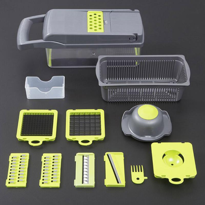 Vegetable Cutter Multifunctional 8 In 1 Vegetables Slicer