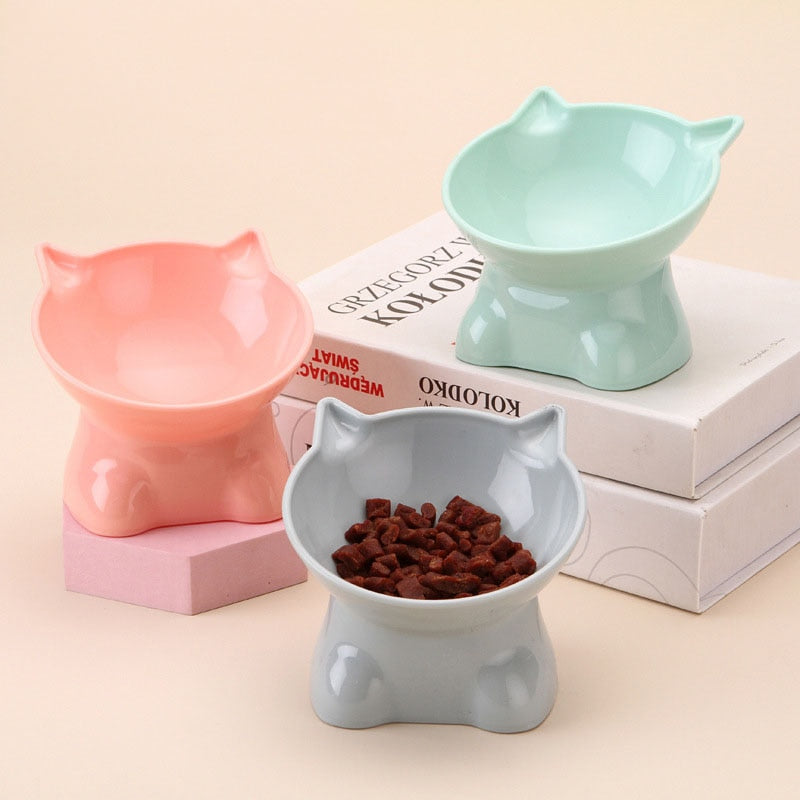 Large Capacity Cats Bowls, Cute Cartoon Cat Shape