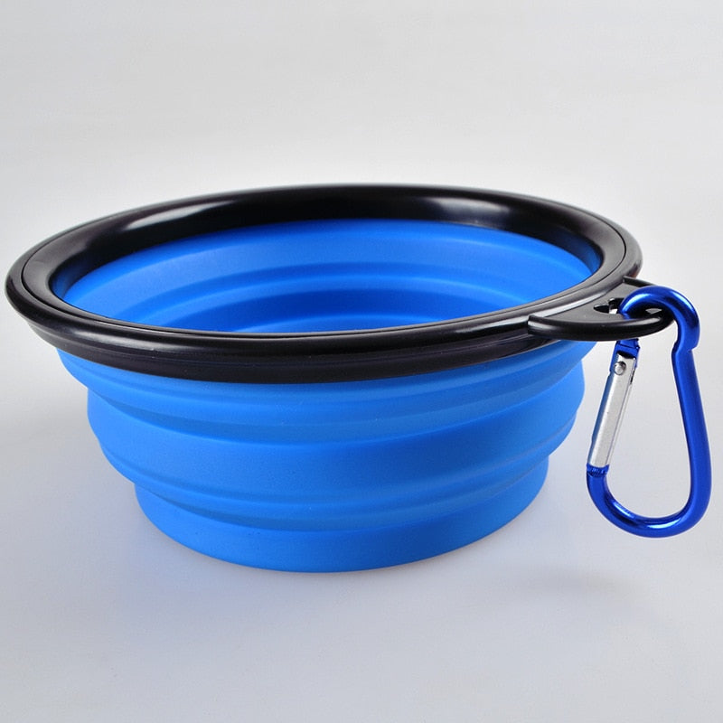 350ml Dog /Cat  Collapsible Silicone Pet Travel Bowls Food,  Water