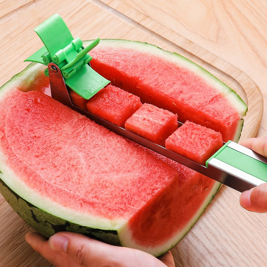 Stainless Steel Watermelon Cutter Windmill Shape Design