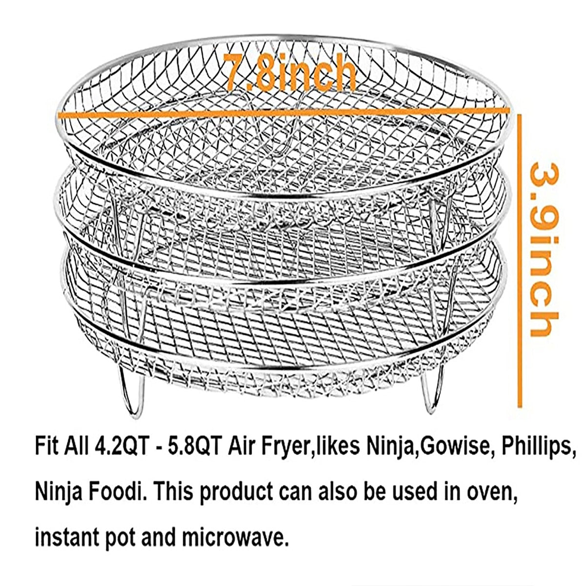 Roasting Rack Compatible With Most Air Fryer