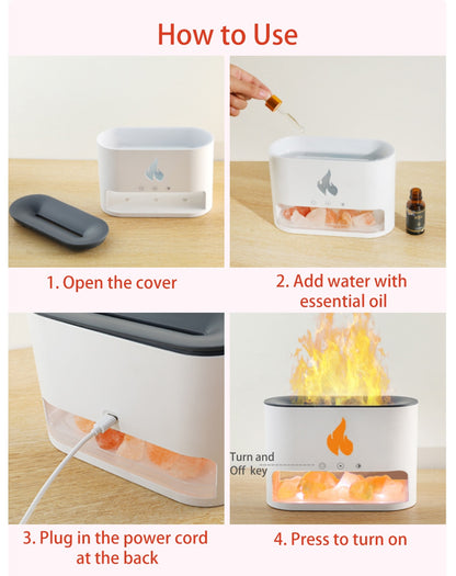 Fireplace Humidifier,  Essential Oil Diffuser for Home