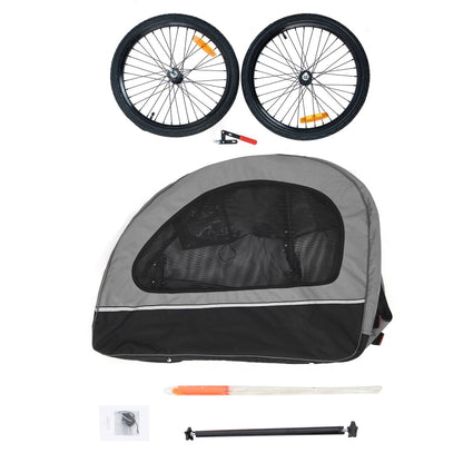 Dog Trailer,  Buggy Bicycle Trailer Medium Foldable for Small and Medium Dogs