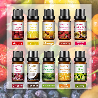 10pcs Gift Box Essential Oils Set 10ML