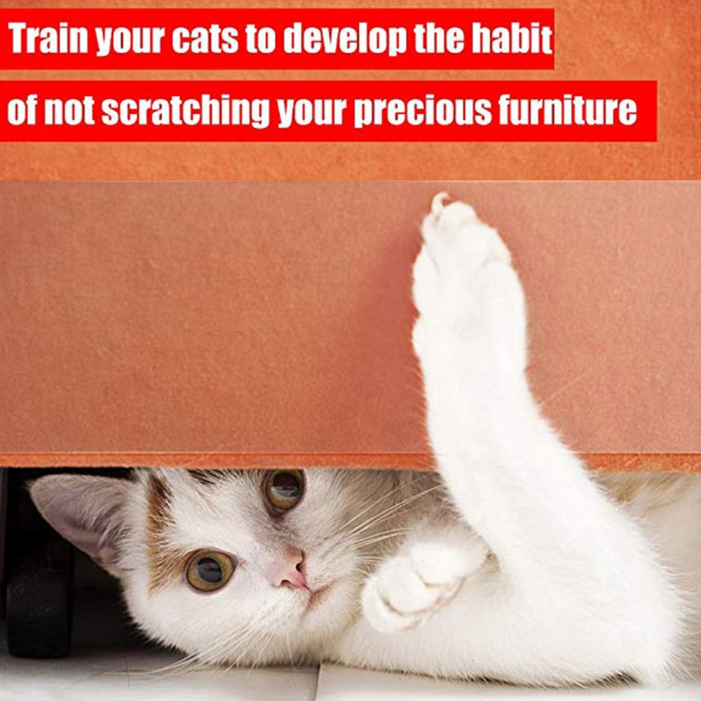 Furniture Protectors From Cats Scratch, Cat Training Tape Clear; Tapes Couch Protectors Sofa