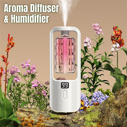 Aroma Diffuser, Rechargeable Air Freshener Essential Oil Diffuser and  Humidifier