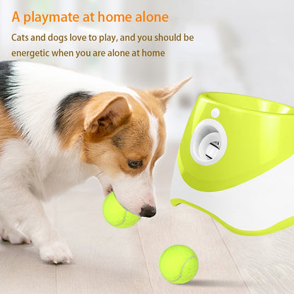 Dog Pet Toys Tennis Launcher Automatic Throwing Machine