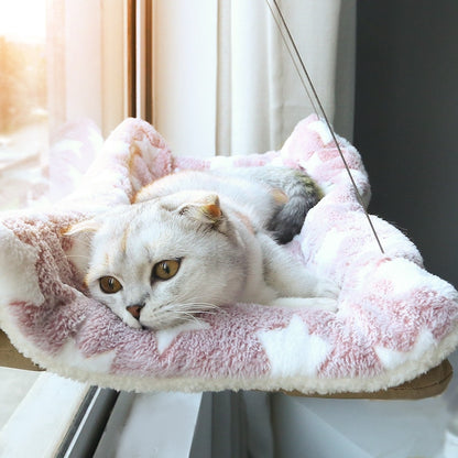 Hanging Cat Bed Pet Cat Hammock,  Sunny Window Seat