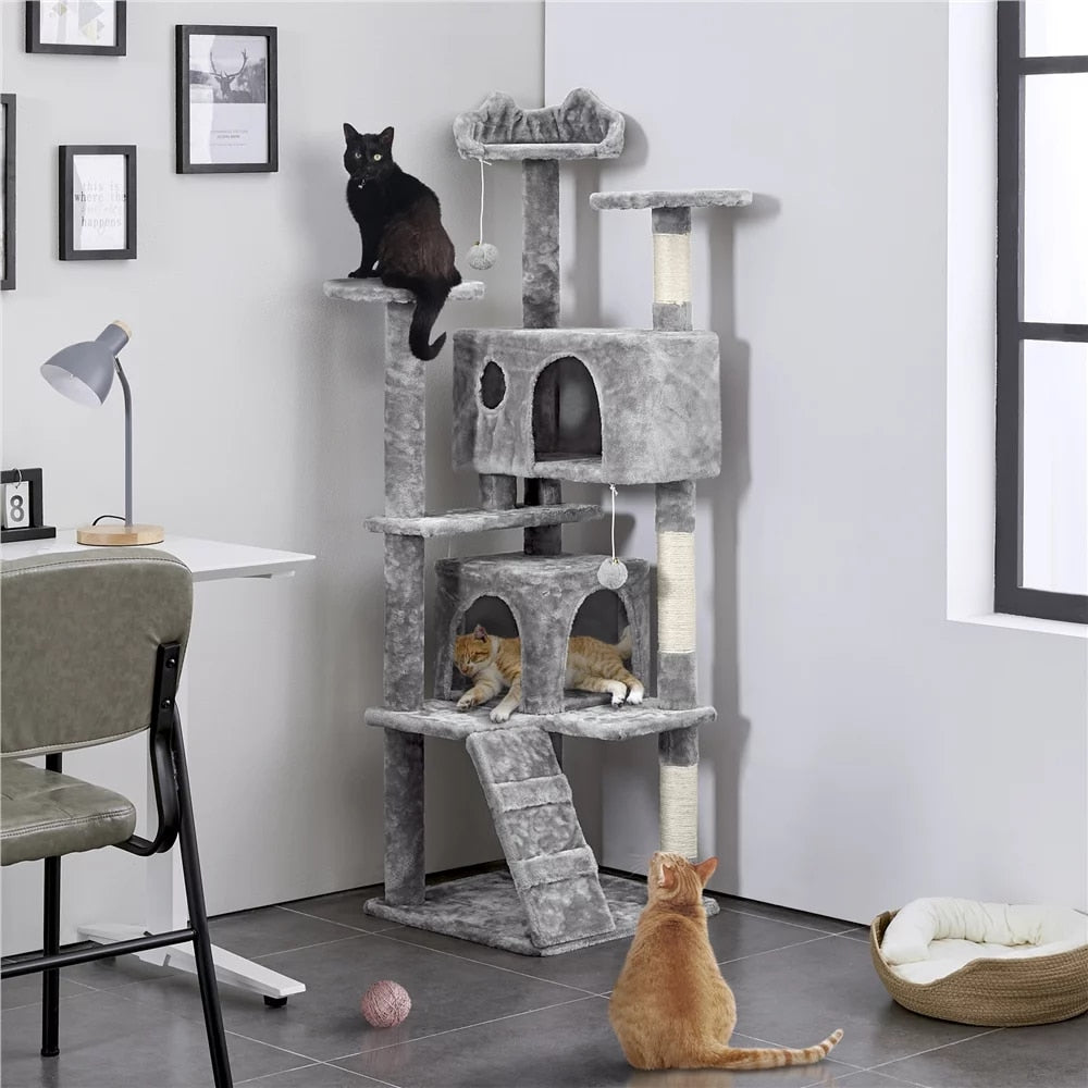 61.5inch Cat Tree Tower/ Condo for Cats